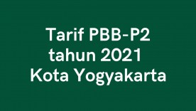 Penetapan tarif dan range NJOP PBB-P2 di Kota Yogyakarta Tahun 2021