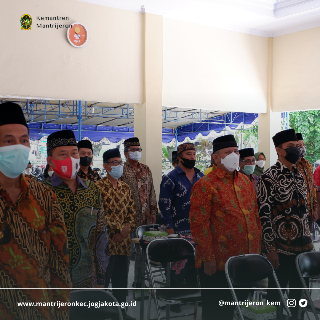 Kemantren Mantrijeron Mengikuti Perkenalan Ketua RT/RW se-Kota Yogyakarta