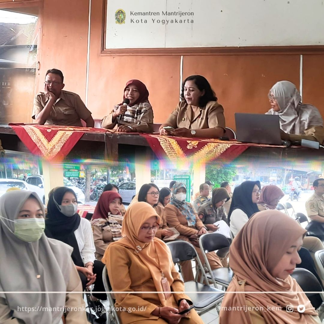 Rapat Koordinasi Penyusunan Perubahan Perjanjian Kinerja 2024 bagi Pegawai Struktural dan Plt. Se-Kemantren Mantrjeron